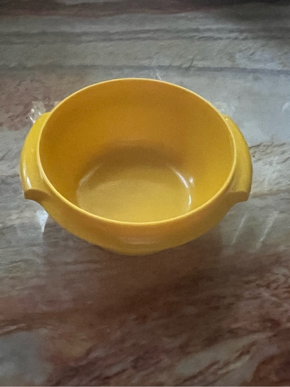 Vintage Tupperware Yellow Servalier Bowl Container #323-10 Replacement Bowl USA